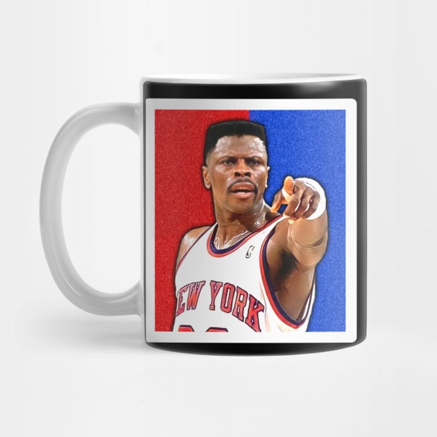 Red and blue patrick ewing by martastudio